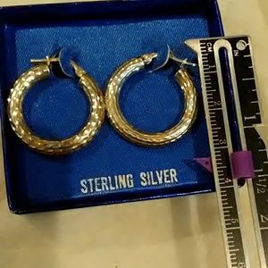 Silver lightweight hoops